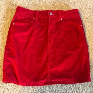 Red Velvet Forever 21 Skirt